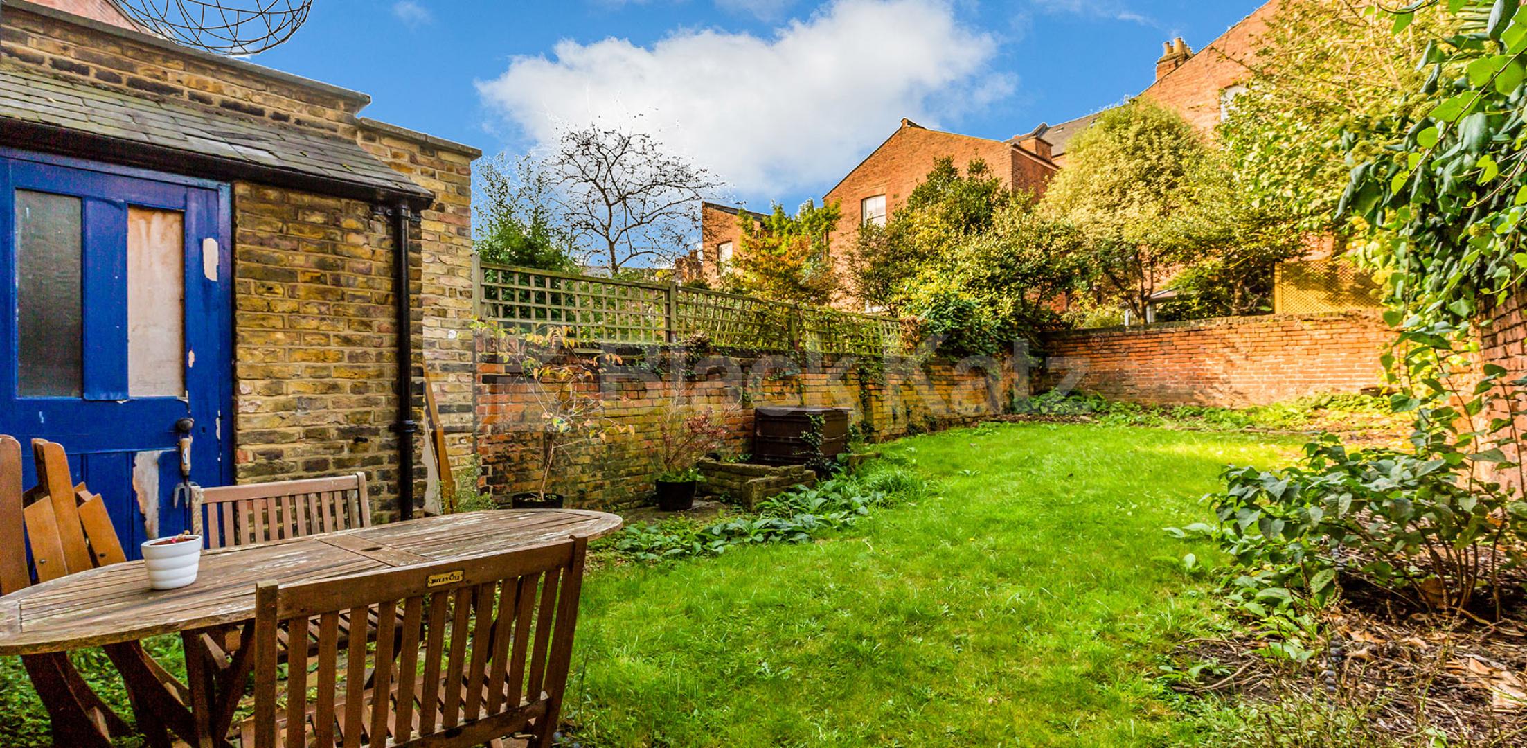 Two double bedrooms, spacious lounge, high ceilings and a garden  Mackeson Road, Belsize Park